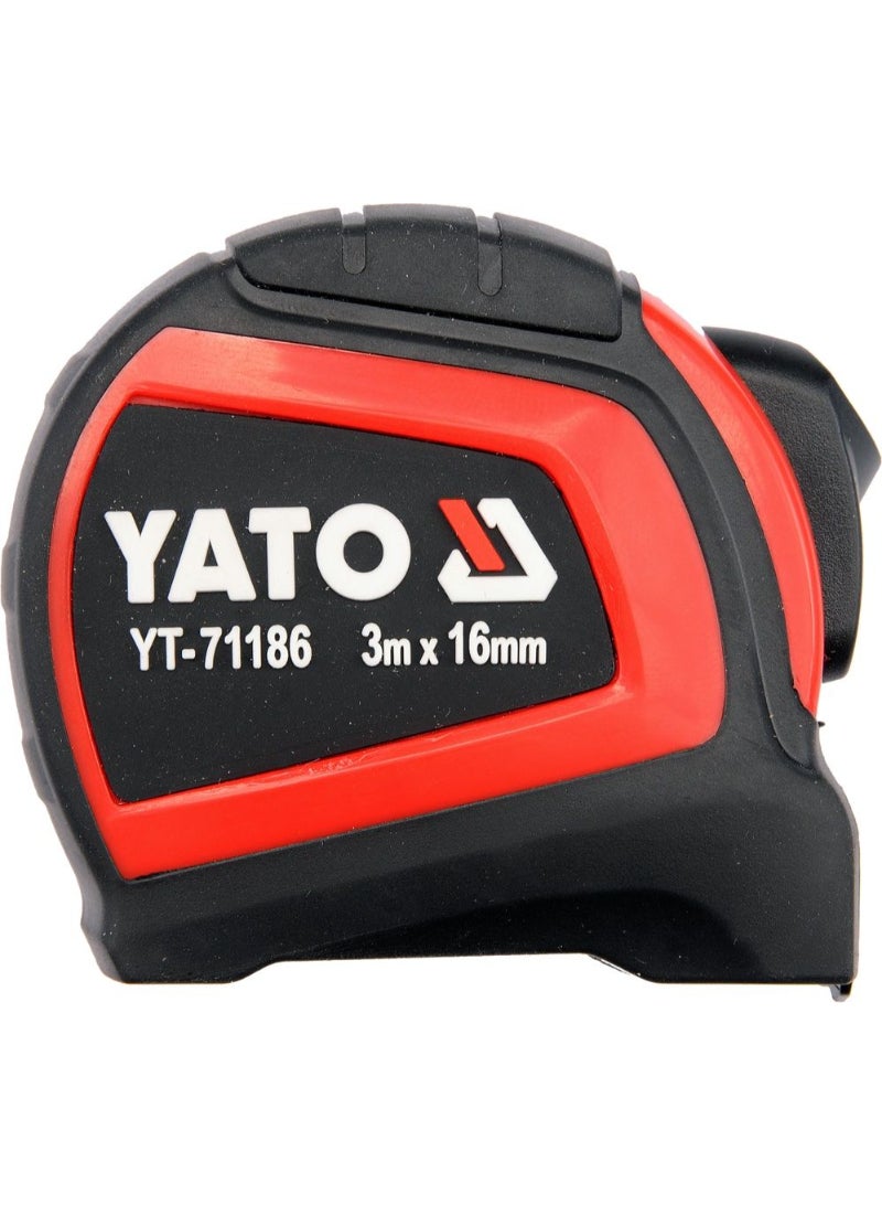 Yato YATO Measuring Tape 3Mx16mm Double Blister Card YT-71186 