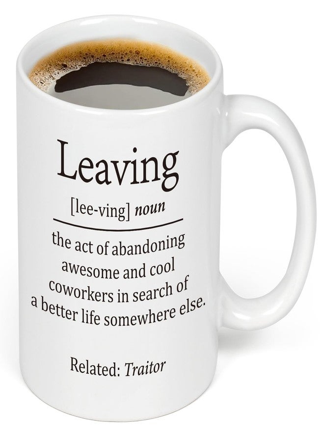 Maustic Farewell Mug - Funny Leaving Gift for Coworkers, Perfect for New Jobs, Retirements - 11 Oz - Image 1