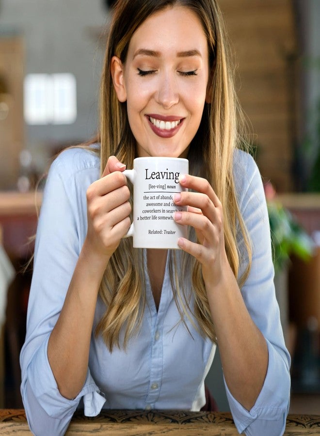 Maustic Farewell Mug - Funny Leaving Gift for Coworkers, Perfect for New Jobs, Retirements - 11 Oz - Image 2