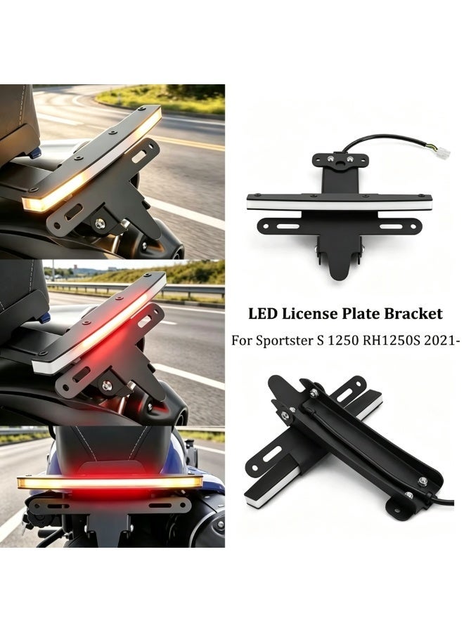 Otilli Motorcycle Rear Short Tail Stock License Plate Holder Tailstock Frame Bracket Kit For Sportster S 1250 RH 1250S 2021 2022 - Image 1