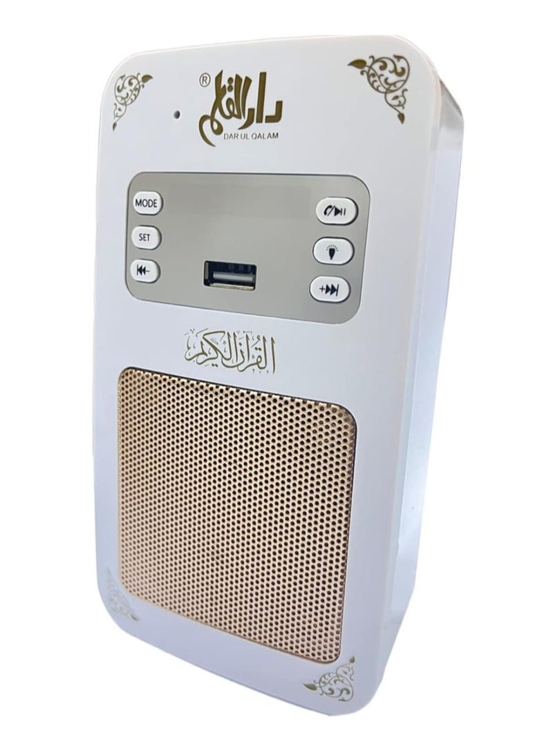 Bluetooth Quran Speaker with 8GB Memory, MP3 Playback, LED Night Light & USB Support – Portable Islamic Speaker for Home, Study, Prayer, Quran Recitation, Muslim Gifts for Ramadan & Eid - Image 2