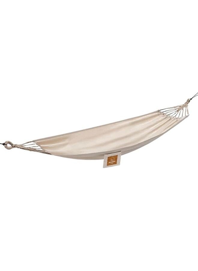 Naturehike - Dc-G00-Sail-(Sail-Boat) Wrapped Anti-Rollover Cotton Canvas Hammock-Single-Beige - Image 1