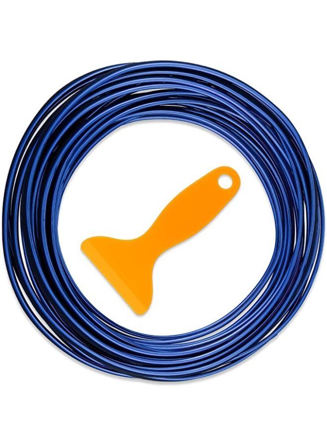Generic Car Interior Moulding Trim Strips Universal Car Decoration Pinstriping Filler Insert Strips Styling Dashboard Decorative DIY Flexible Strip Garnish Accessory with Installing Tool  - Image 1