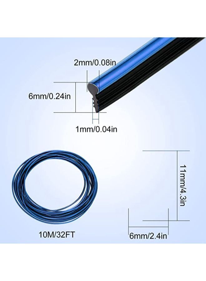 Generic Car Interior Moulding Trim Strips Universal Car Decoration Pinstriping Filler Insert Strips Styling Dashboard Decorative DIY Flexible Strip Garnish Accessory with Installing Tool  - Image 2