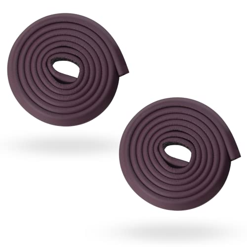 BabySafeHouse Child Proofing Pre-Taped Edge Guard Strip (13ft- Pack of 2) for Sharp Edges of Furniture & Corners (Brown Color) - Image 1