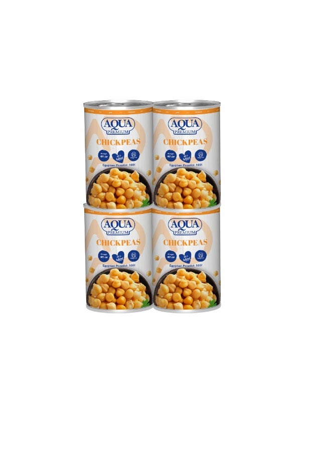 Aqua Premium Chickpeas 400g – Ready to Eat, High Protein & Fiber, 100% Natural, Vegan Friendly - Image 2