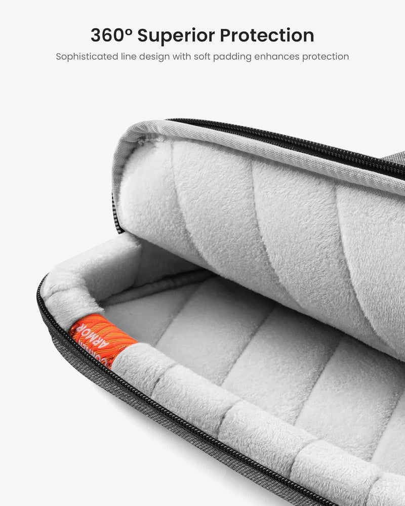 Tomtoc 360 Protective Laptop Case for 13-inch New 2025 MacBook Air M4/A3240, M3/A3113, M2/A2681, M1/A2337, 13 in MacBook Pro M2/M1, 13-in Surface Pro 11th AI PC, Water-Resistant Carrying Bag - Image 5