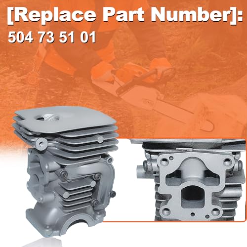 Mtanlo 41mm Cylinder Gasket Kit 5047351-01 for Husqvarna 435 435E 440E 440 II Chainsaw, Cylinder, Piston, Ring, Pin, Circlip, Cylinder Bolt, Fuel Cap, Fuel Filter, Spark Plug, Carb Gasket - Image 4