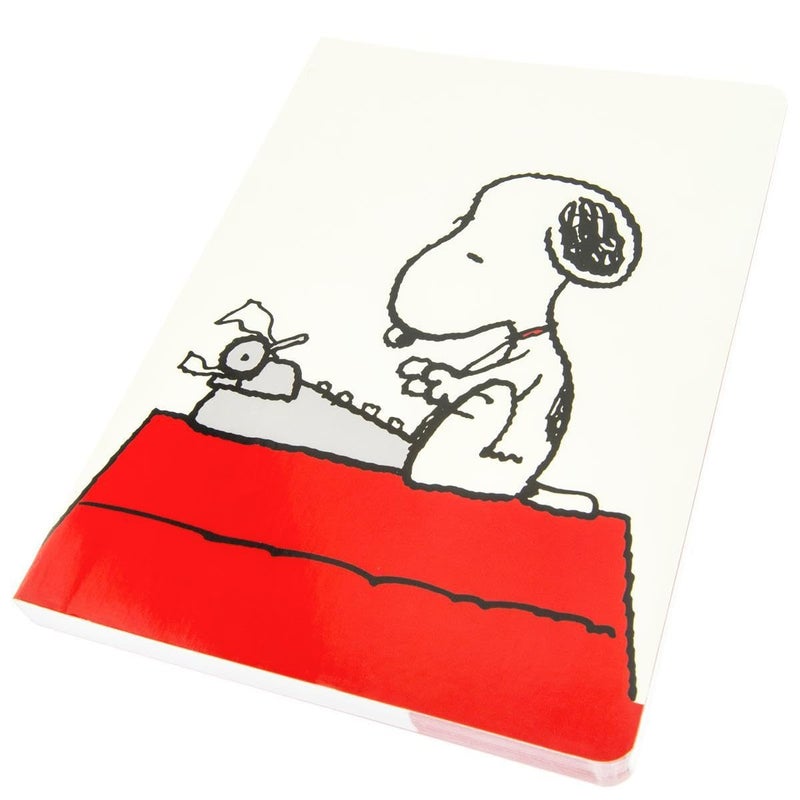 Graphique Soft Cover Journal, Peanuts Typewriter Design - 200 Ruled Pages, Cute Snoopy Design on Cover, 6" x 8.25" x .5" - Durable Notebook for Notes, Lists, Recipes, and More - Image 4