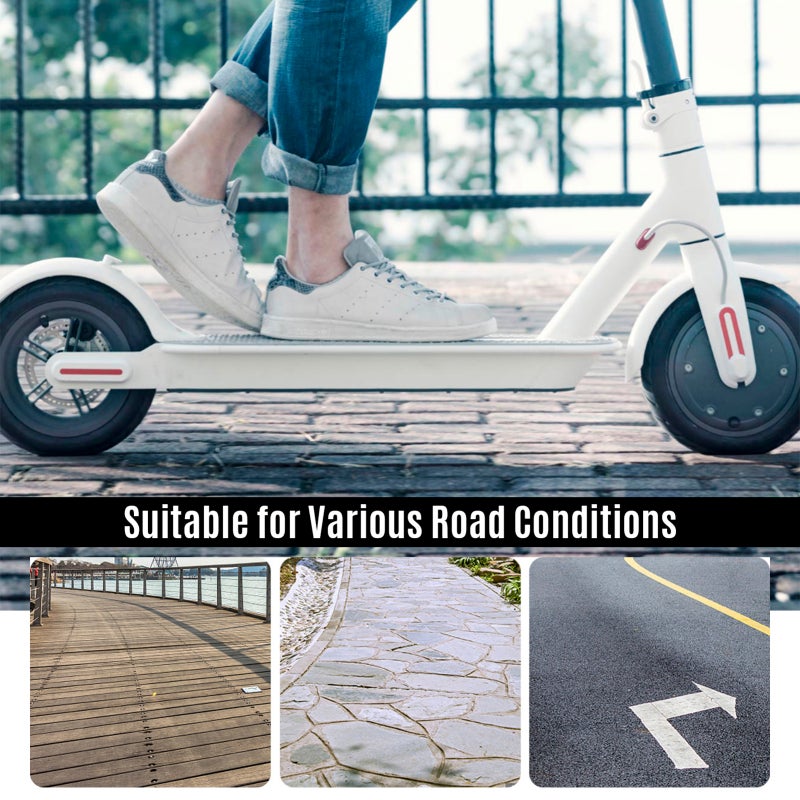 8.5 Inches E-Scooter Tire: High Elastic Rubber Anti-Shock - Explosion-Proof Non-Pneumatic E-Scooter Replacement Tire for Xiaomi M365 Electric Scooter - Image 4