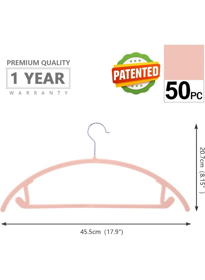 MIZGI Premium Velvet Hangers Heavyduty- Non Slip No Shoulder Bump Suit Hangers - Image 2