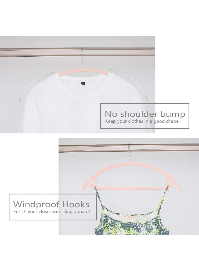 MIZGI Premium Velvet Hangers Heavyduty- Non Slip No Shoulder Bump Suit Hangers - Image 4
