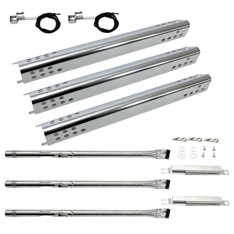 بديل مباشر DG273 لفرن الشواء Charbroil Performance Tru Infrared 3 Burner 463370719 463371116 463280019 463336016 463633316 463672416 463344116 شعلات الشواء لوحة حرارة أنبوب التداخل