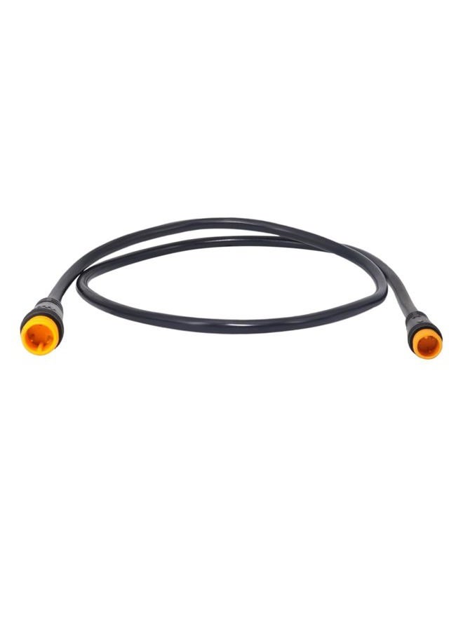 Onature Male to Male Ebike Extension Cable for Electric Bike Display and Gear Shif Sensor, Julet 2Pin / 3Pin / 5Pin Waterproof Connector to Expand Ebike Light and Twist Throttle (3 Pin Male to Male Yellow) - Image 1