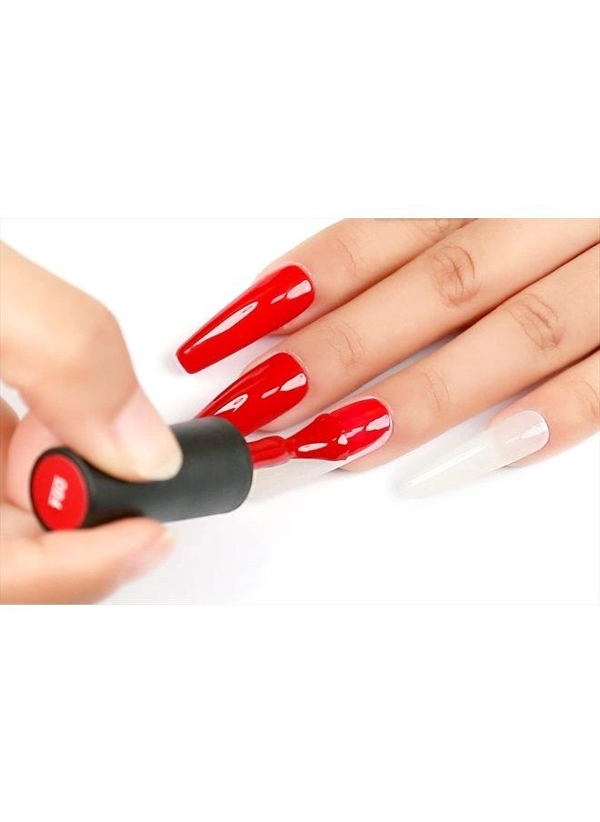 AIMEILI Soak Off U V LED Red Gel Nail Polish - Pillar Box Red (064) 10ml  - Image 3