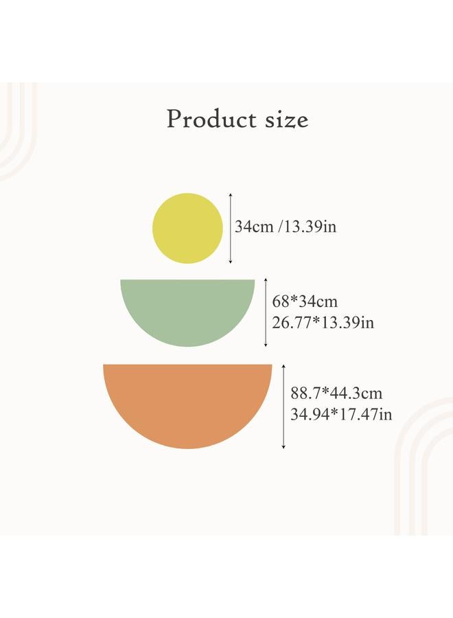 الأزرق جي دبليو Boho arch عنصر خلفية غرفة المعيشة خلفية مقوسة جدار صلب هندسي جميل فن خلفية JGC001-005 - Image 1