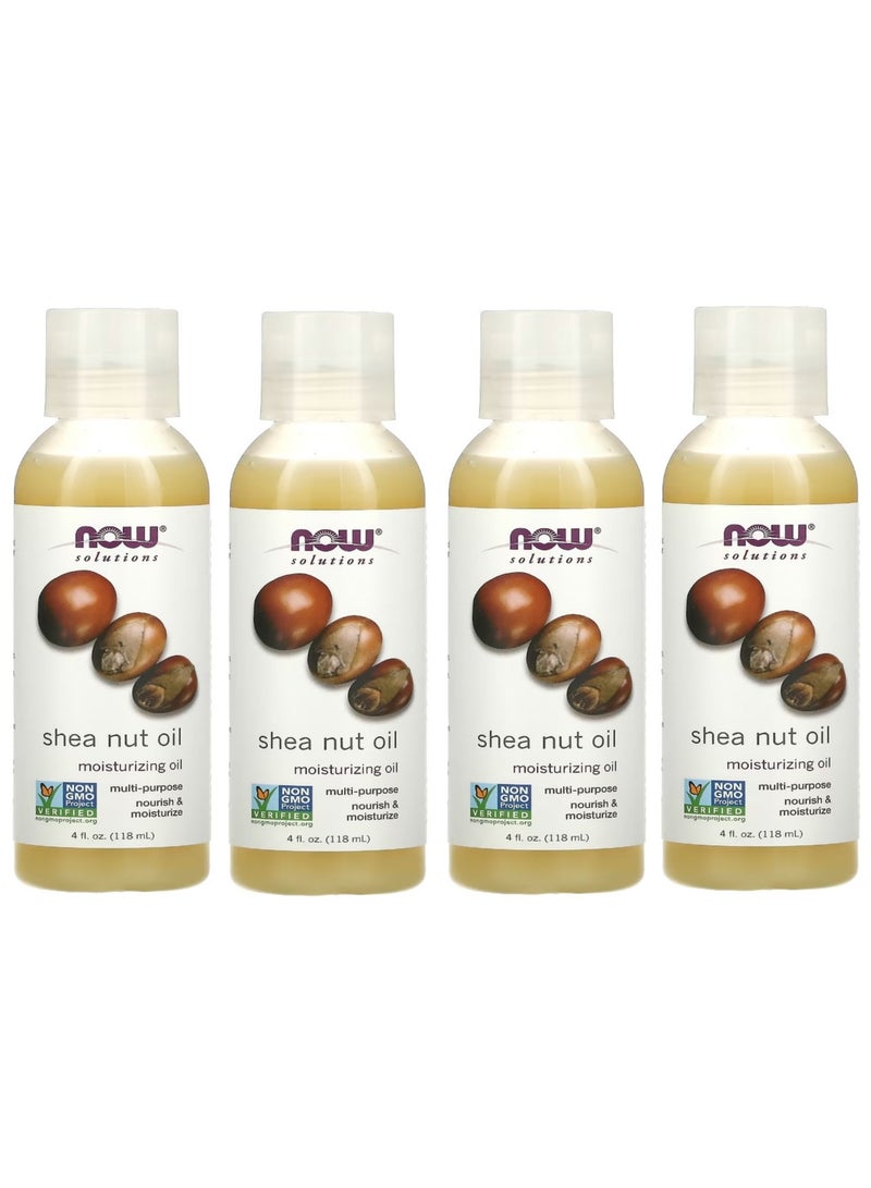 now Solutions Shea Nut Oil 4 fl oz 118 mlPack of 4 - Image 1