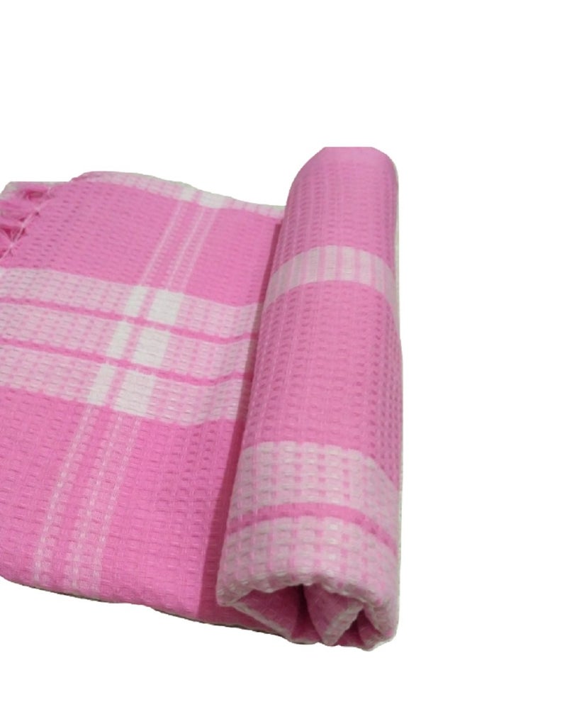 Cotton Colors - 2 Striped Bath Towels - Standard Towel (60" * 30 ") (Super Water Absorbent, Very Thin, Light Weight, Soft & Easy to Dry)_D216 - Image 2