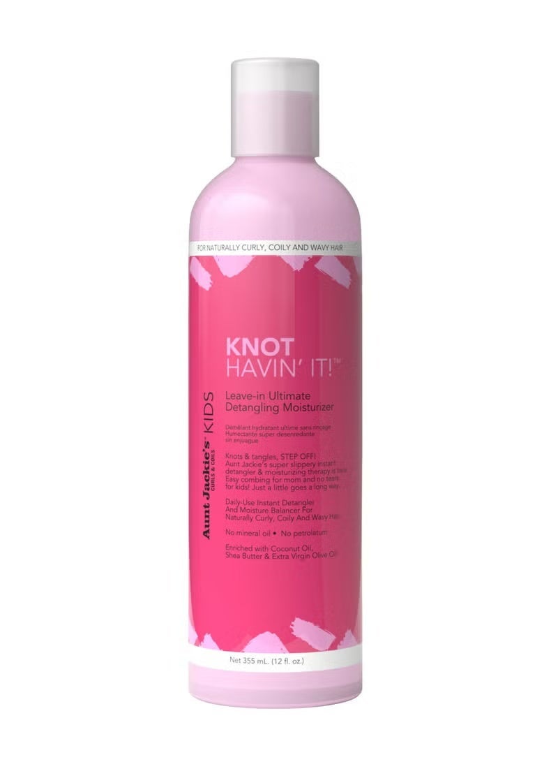 أنت جاكيز بلسم يترك على الشعر للأطفال لفك التشابك وترطيب الشعر المجعد – 355 مل - Image 1