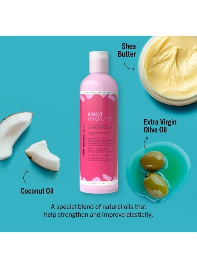 أنت جاكيز بلسم يترك على الشعر للأطفال لفك التشابك وترطيب الشعر المجعد – 355 مل - Image 2