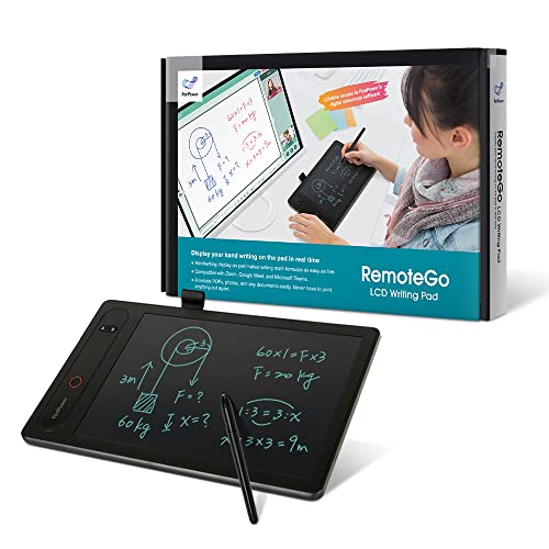 PenPower RemoteGo LCD Writing Pad | LCD Panel | Visible Handwriting | Video & Voice Comment on PDF | Annotation, Screen Recording and Math Formula Recognition | Pen Tablet for Adults - Image 1