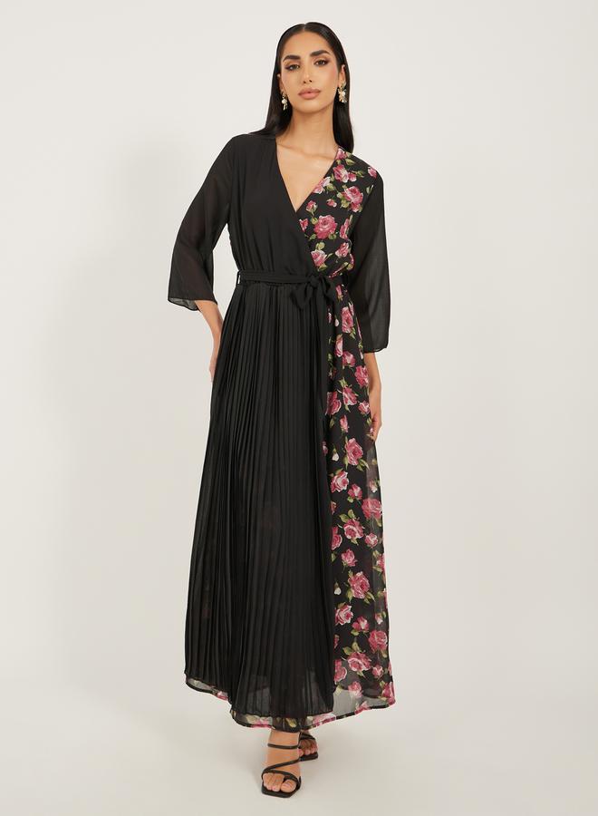 ستايلي فستان ماكسي بنقش الزهور - Image 2