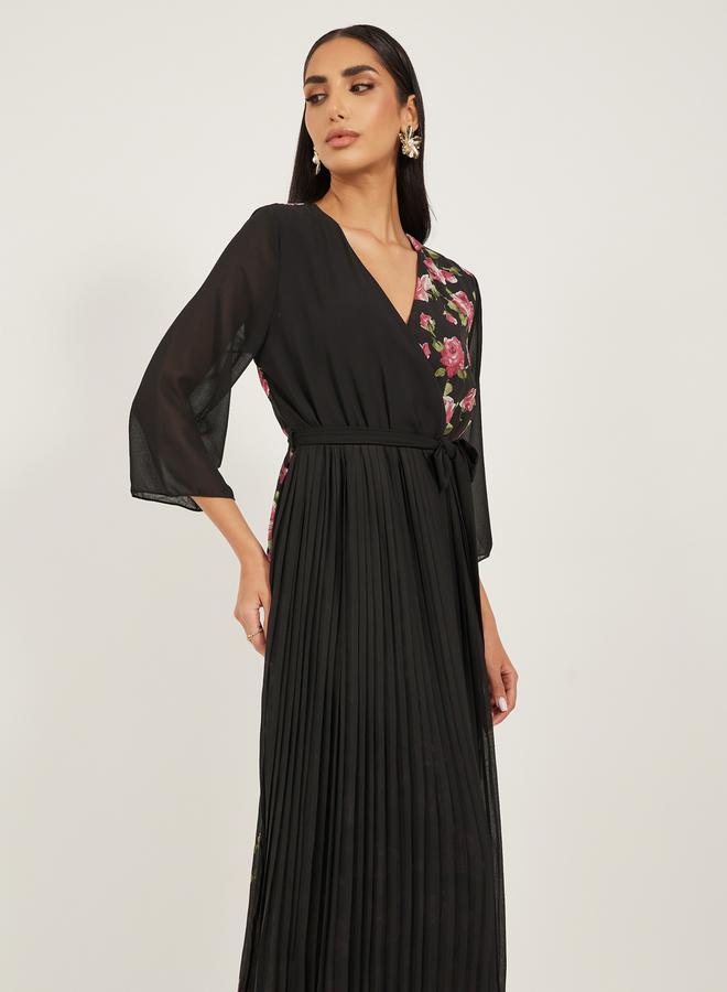 ستايلي فستان ماكسي بنقش الزهور - Image 3