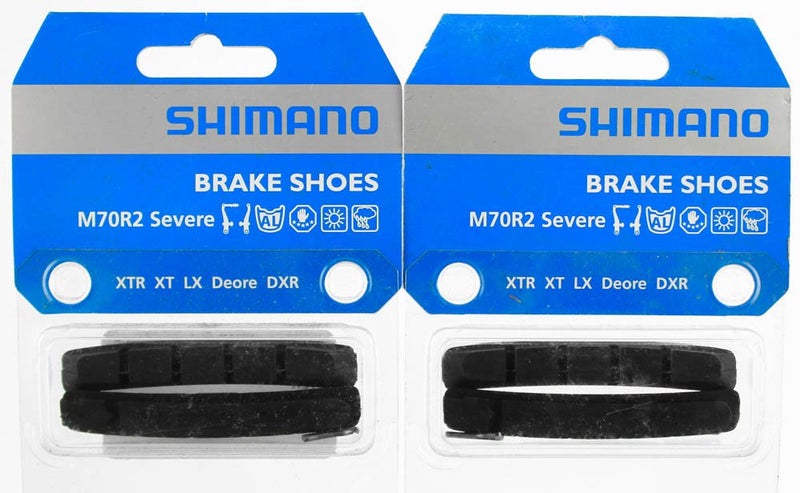 Shimano M70R2 Severe Condition V-Brake Pads Pair - Image 1