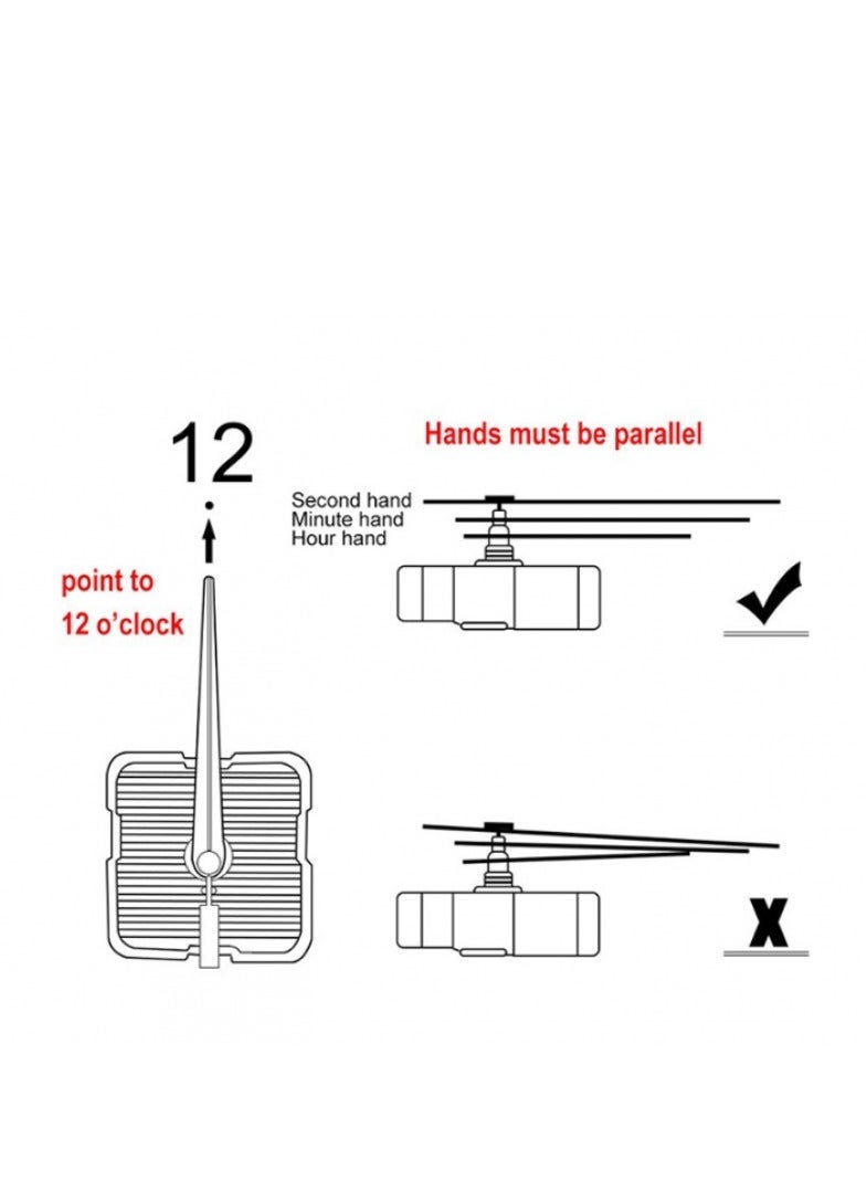 general Roman Numeral Round Wall Clock Retro Silver - Image 3