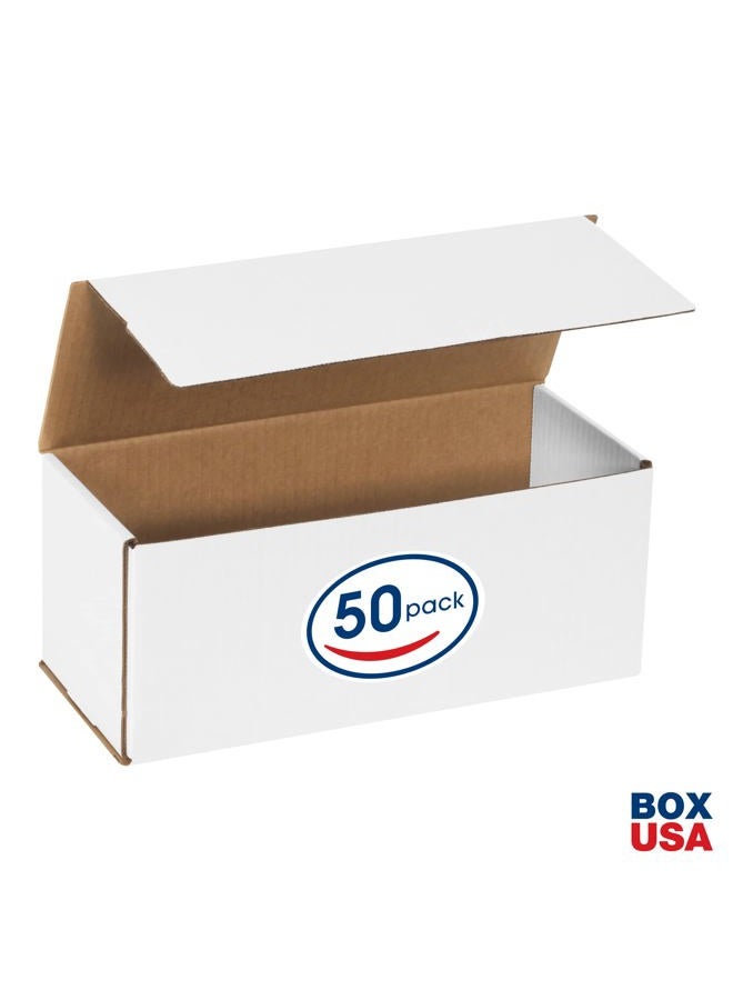 BOX USA 12 x 5 x 5 White Corrugated Mailers - Image 2