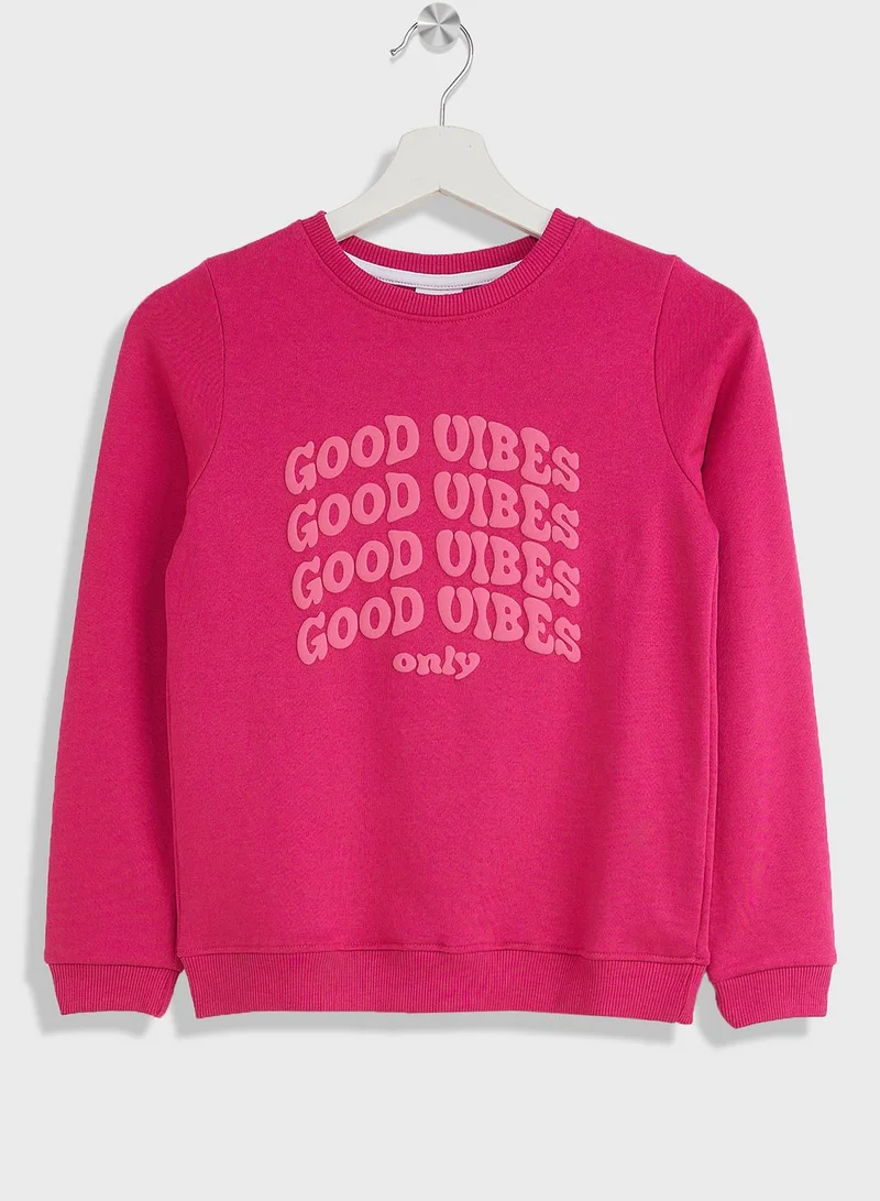 Pinata Girls Slogan Printed Sweatshirt And Jogger Set
