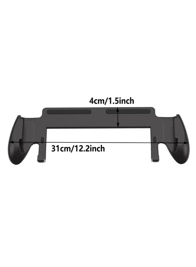 Black Protective Grip Case for Switch 2 with Storage for 5 Game Cards - Image 2