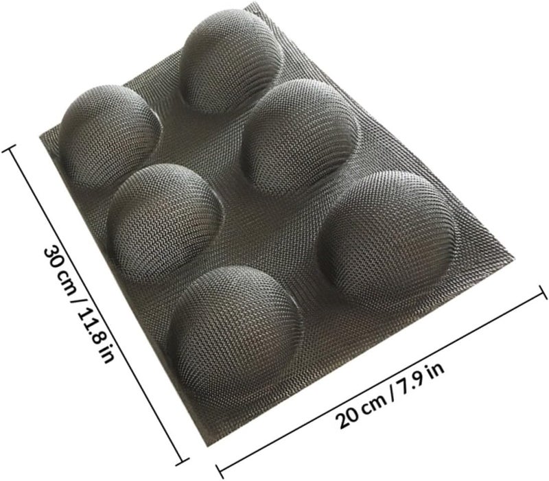 Silicone Bread Mold Non-stick Semi-circular Loaf Pan Perforated Baking Tray for Household and Restaurant Bread Baking Supplies - Image 2