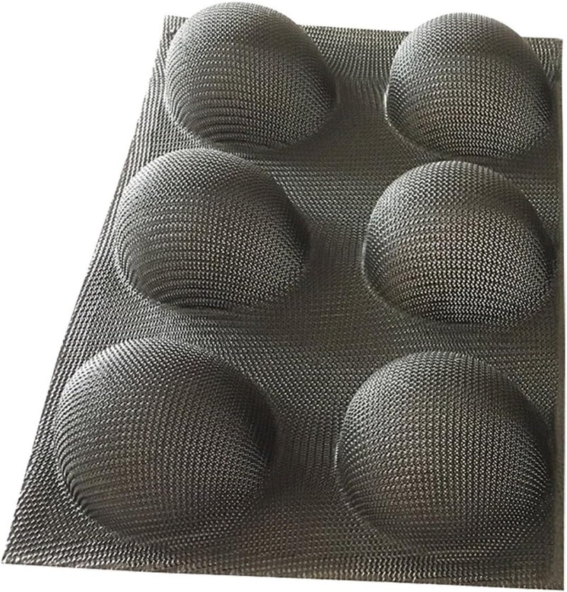 Silicone Bread Mold Non-stick Semi-circular Loaf Pan Perforated Baking Tray for Household and Restaurant Bread Baking Supplies - Image 1