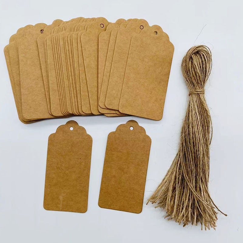 Kraft Paper Blank Card Graffiti Card Kindergarten Partition Card Holiday Packaging Gift Card Greeting Card Decoration Tag - Image 4