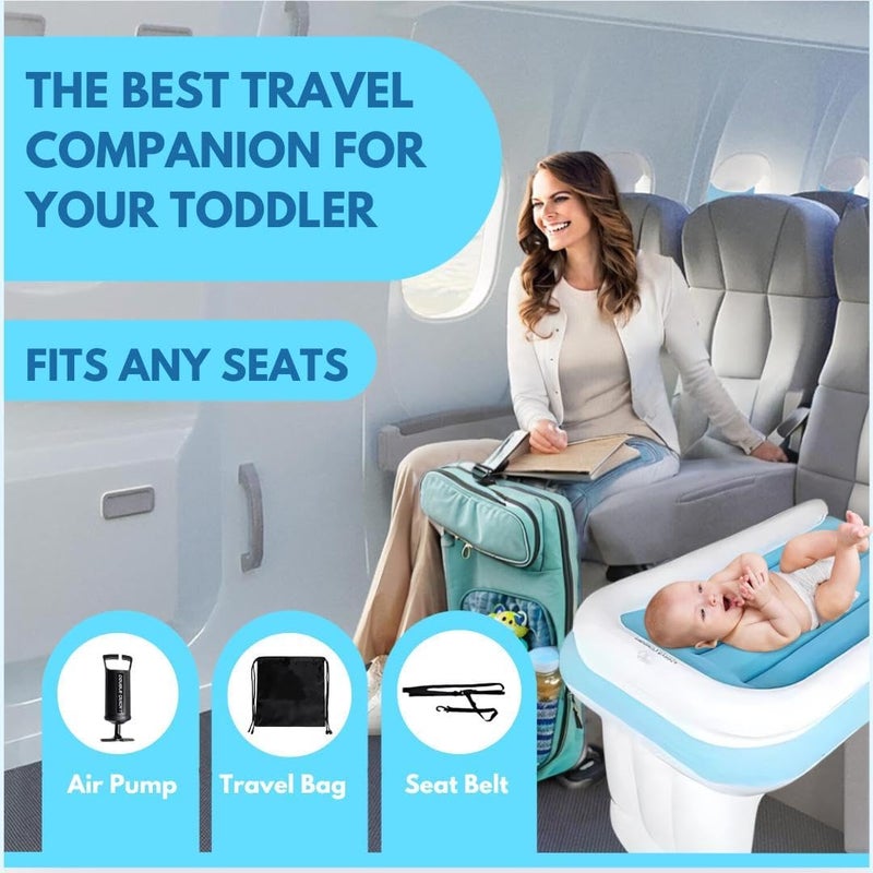 Portable Toddler Airplane Bed for Comfortable Flights  Essential Airplane Bed for Toddlers Perfect Travel Companion for Kids on Long Journeys - Image 3