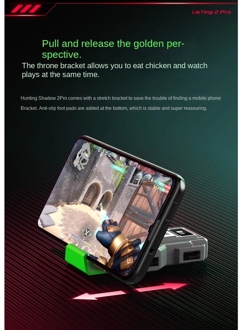 جاموينج  محول Gamwing Lie Ying 2 Pro للعب بالماوس ولوحة المفاتيح على الهاتف المحمول للألعاب محول ذكي رسم الخرائط السلكية USB مزدوج الوجهين المقبس بقدرة PD 60W  و QC 18W سرعة استجابة 1000 هرتز - Image 2