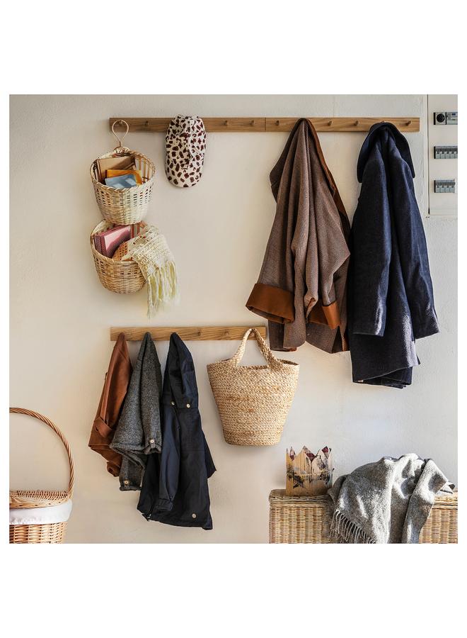 erorex Basket hanging, set of 2, handmade bamboo - Image 3