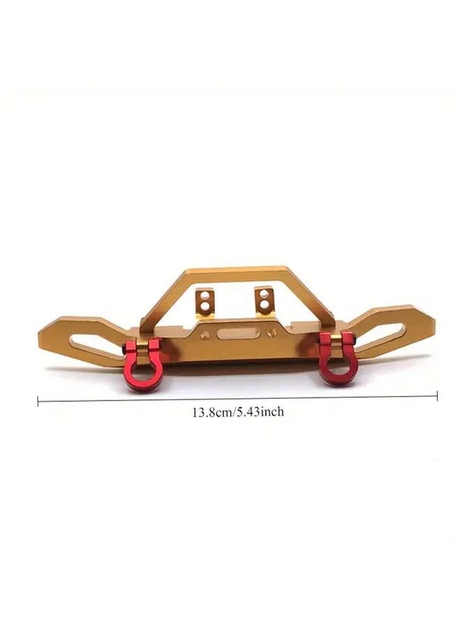 WLtoys 1 10 سيارة تحكم عن بعد مِصد أمامي معدني باللون الأحمر ترقية متينة لـ 104001 104002 - Image 4