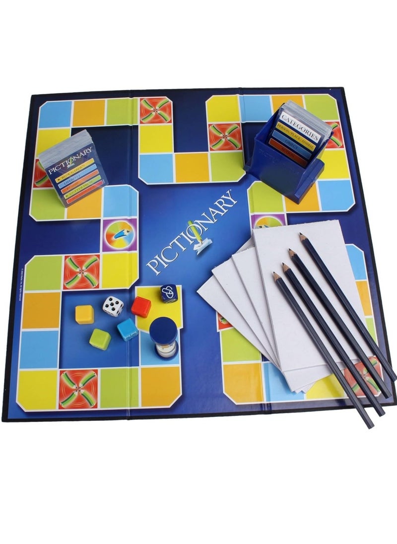 Mattel Games - Bird Pictionary The Game Of Quick Draw for kid and adult Age 12 and Above Blue - Image 1