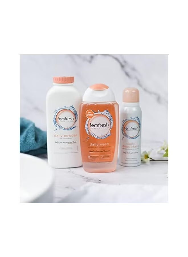 Femfresh Everyday Care Daily Intimate l Wash – Feminine Hygiene Shower & Bath Gel Cleanser – pH Balanced, Soap Free Gel Formula with Natural Aloe Vera & Calendula – 250 ml ， Intimate Wash - Image 3