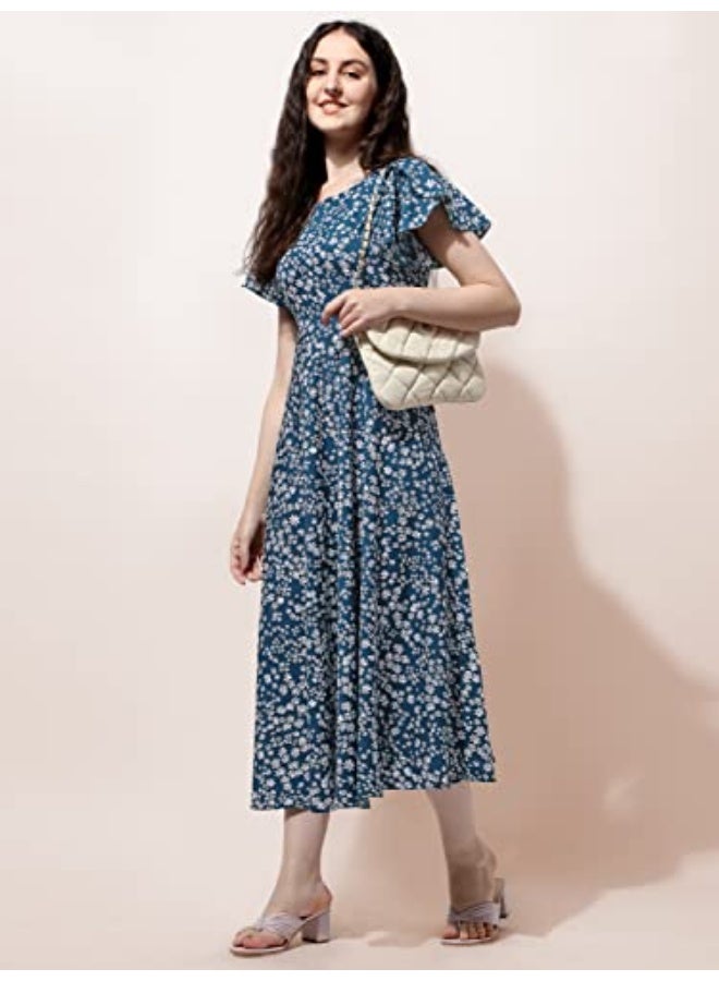 Oomph! فستان ماكسي كريب من أومف! للنساء - Image 3