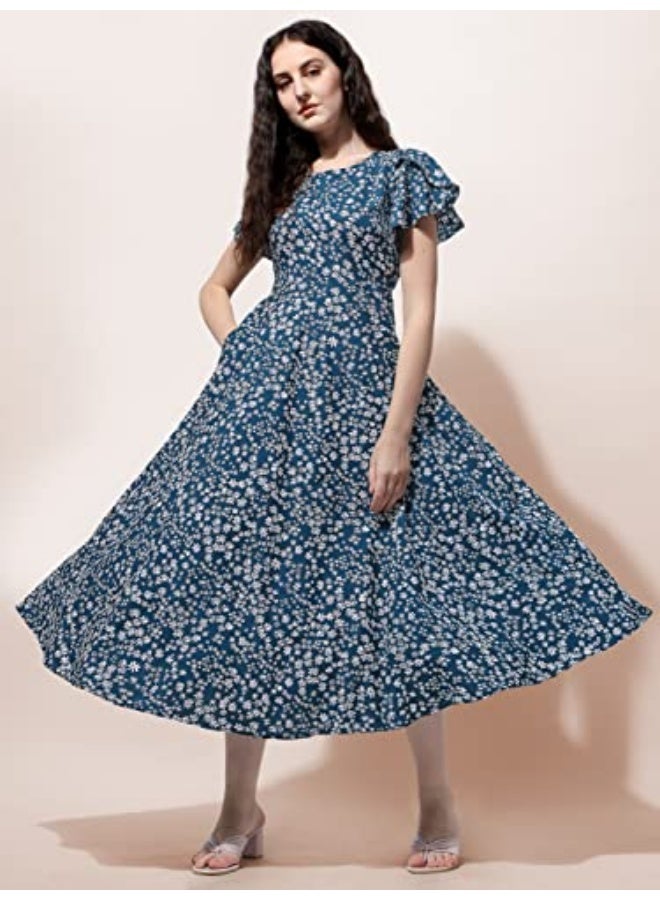 Oomph! فستان ماكسي كريب من أومف! للنساء - Image 2