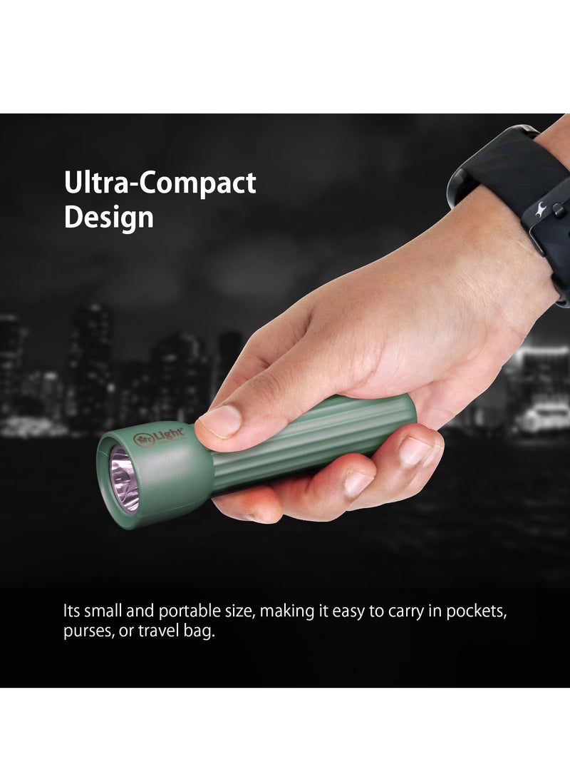 Mr. Light - Ultra Bright Rechargeable LED Torch Flashlight Small Size And Long Working Time Compact Handheld Torchlight for Camping Hiking and Emergencies - Image 1