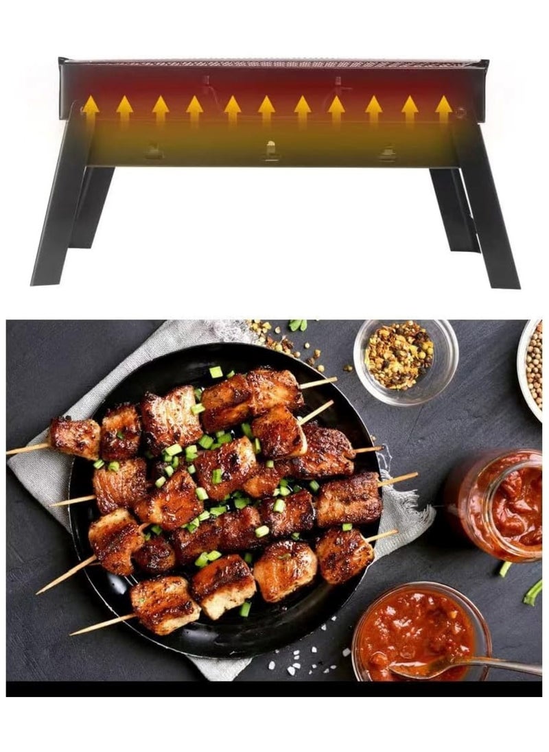 Huitich Portable High Quality Folding BBQ Grills For Outdoor Garden Camping Party  - Image 2