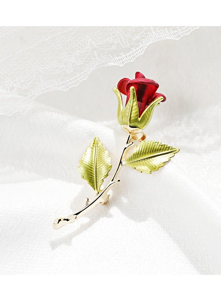 الزهرة الحمراء بروش - Image 3