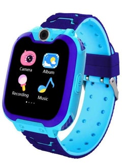 Generic Kid's Smartwatch With Sim Card Photo Waterproof Kids Gift Blue  - Image 1