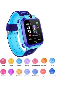 Generic Kid's Smartwatch With Sim Card Photo Waterproof Kids Gift Blue  - Image 2