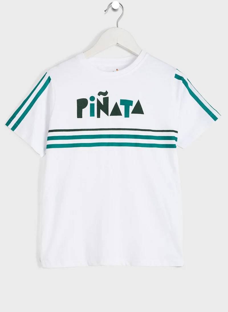 Pinata Round Neck T-Shirt & Jogger Set