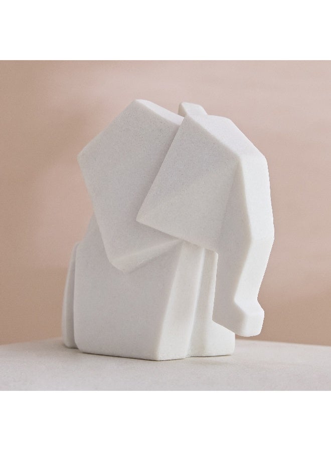 Home Box Verdant Polyresin Elephant Accent in Sand Finish 18.5 x 15.5 x 9.5 cm - Image 3